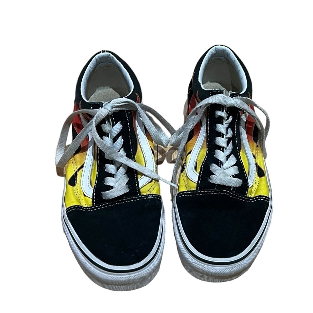 Vans Old Skool Flame Low Top Skate Shoes Women's 7.5